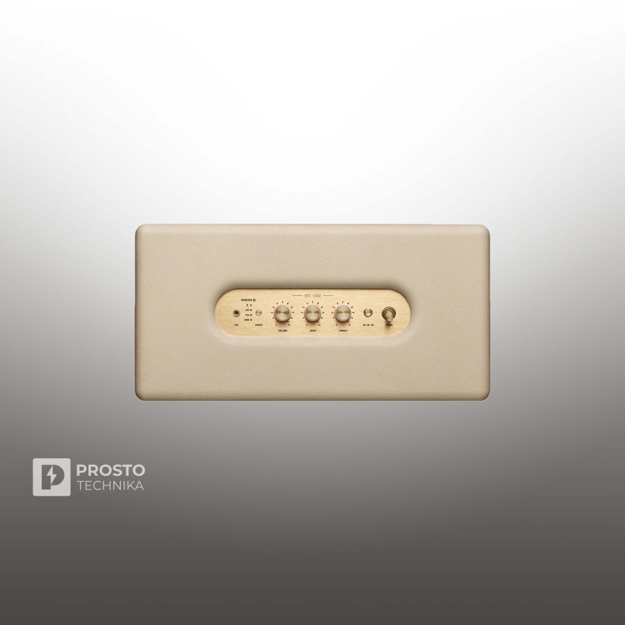 Портативная акустика Marshall Woburn III Cream